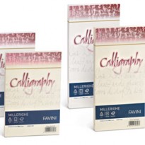 Carta CALLIGRAPHY PERGAMENA 190gr A4 50fg crema 05 FAVINI A692084 53626